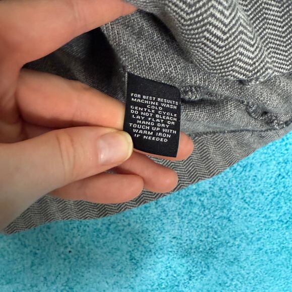 Straight Down Men’s 1/4 Zip Louis Martini Sweatshirt – Size L – Gray 100% Cotton - Picture 9 of 16